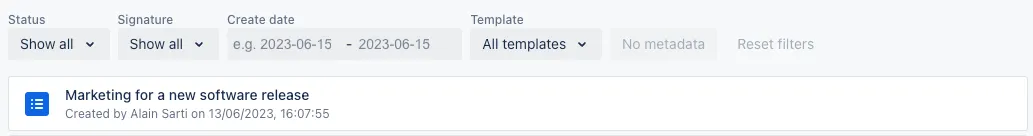 The filter you set will persist on different views using the same dvice.